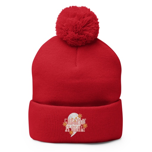[ID: 93-G436] Creepin' It Real - Halloween Pom-Pom Knit Cap