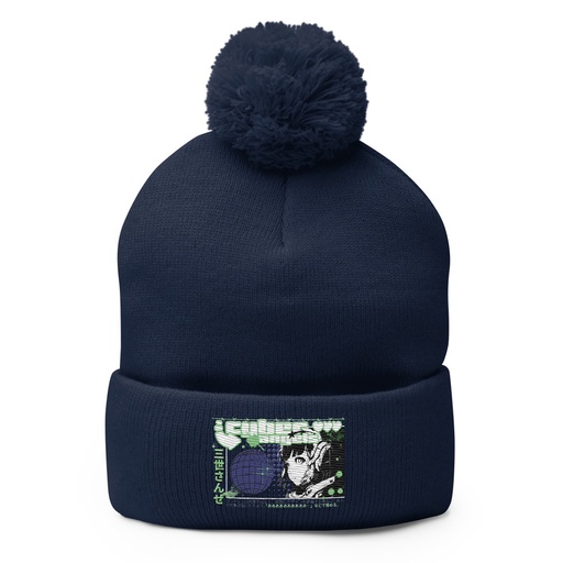 [ID: 93-G455] Cyber Angels - Y2k Girl Anime Pom-Pom Knit Cap