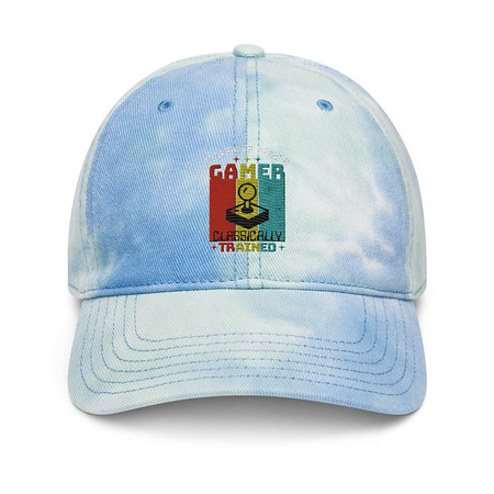 [ID: 480-G5] 25 Years of Being A Gamer Tie-Dye Hat