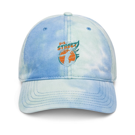 [ID: 480-G6] 3x3 Basketball League Tie-Dye Hat