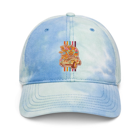 [ID: 480-G10] 60s flower power Tie-Dye Hat