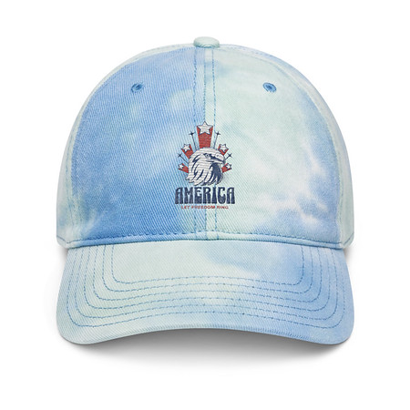 [ID: 480-G63] America Tie-Dye Hat