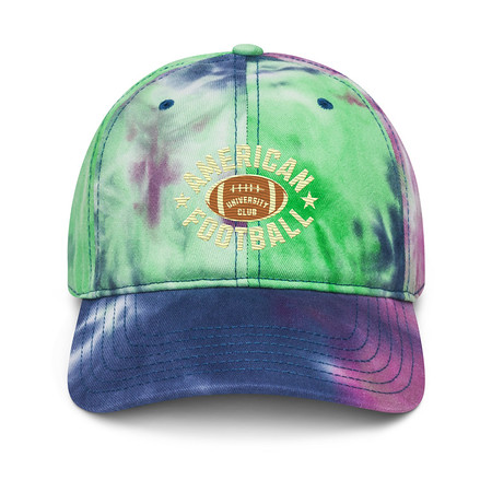 [ID: 480-G69] American Football - Athletic Sports Tie-Dye Hat