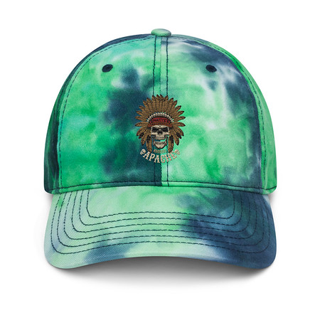 [ID: 480-G94] Apache Warriors - Indian Skull Tie-Dye Hat