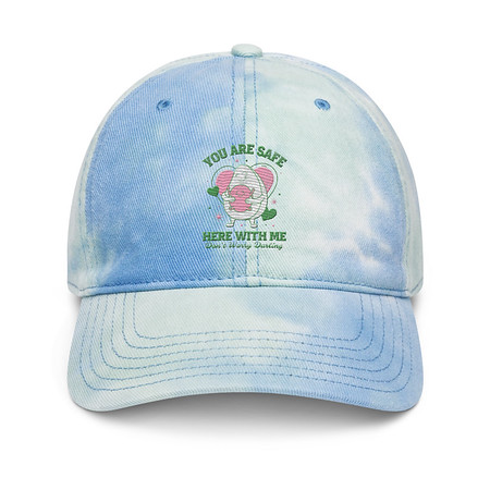 [ID: 480-G118] Avo Love - Typographic Cartoon Streetwear Tie-Dye Hat