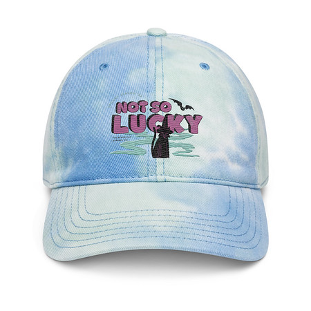 [ID: 480-G127] Bad Luck Kitty - Halloween Tie-Dye Hat