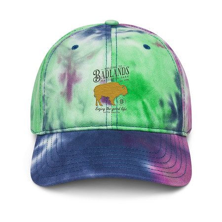 [ID: 480-G131] Badlands National Park - Bison Tie-Dye Hat