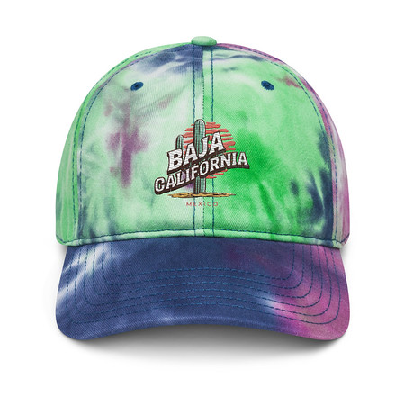[ID: 480-G132] Baja Cali Mexico Tie-Dye Hat