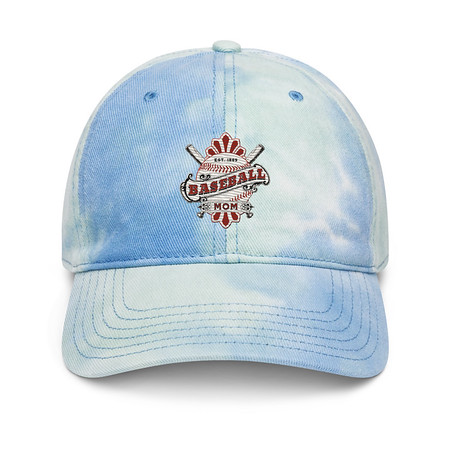 [ID: 480-G144] Baseball Mom Tie-Dye Hat
