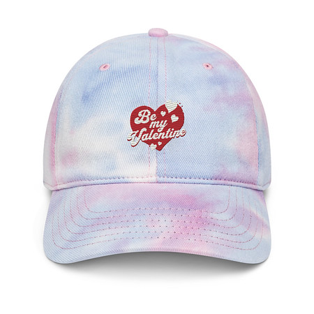 [ID: 480-G158] Be my Valentine - Love Heart Tie-Dye Hat
