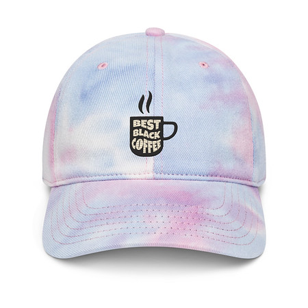 [ID: 480-G185] Best Black Coffee - Hot Cup Tie-Dye Hat