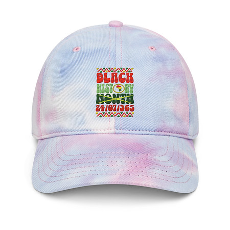 [ID: 480-G223] Black History Month Tie-Dye Hat