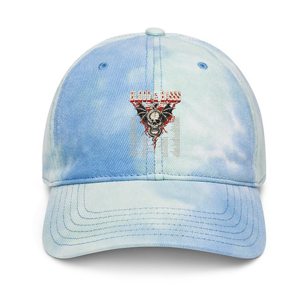 [ID: 480-G236] Blood & Basss - Snake and Skull Tie-Dye Hat