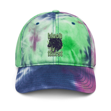 [ID: 480-G238] Blood Thirst - Neon Dog Tie-Dye Hat