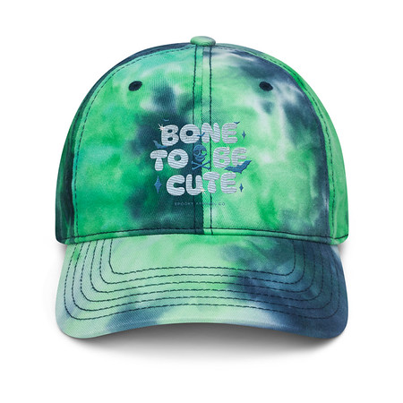 [ID: 480-G250] Bone To Be Cute - Halloween Tie-Dye Hat