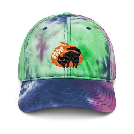 [ID: 480-G251] Boo - Scay Cute Cat Tie-Dye Hat