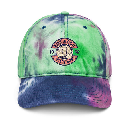 [ID: 480-G265] Born to Fight - Fist Tie-Dye Hat