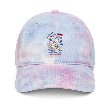 [ID: 480-G313] California Beach Surfing Tie-Dye Hat