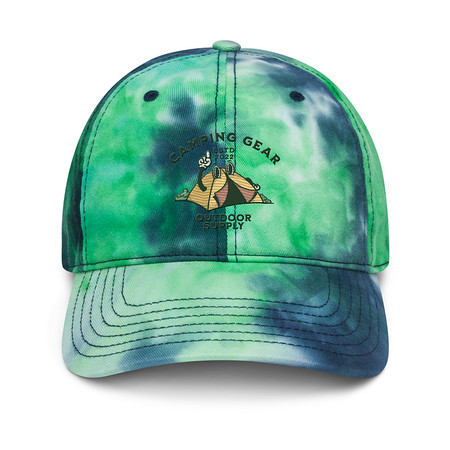 [ID: 480-G326] Camping Gear Tie-Dye Hat
