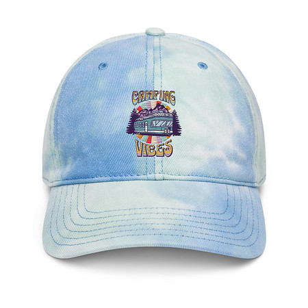 [ID: 480-G327] Camping Vibes Tie-Dye Hat