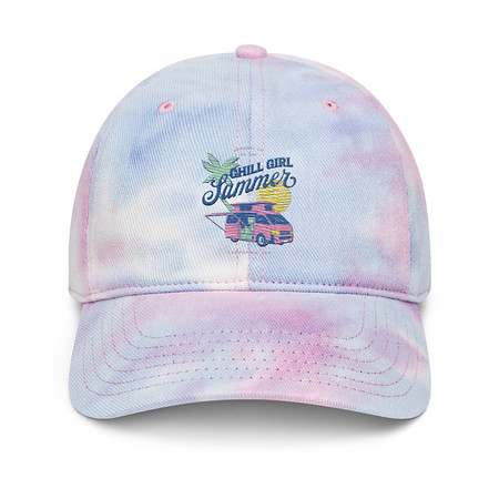 [ID: 480-G366] Chill Girl Summer Tie-Dye Hat