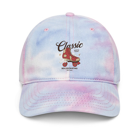 [ID: 480-G384] Classic Roller Skating - Sports Apparel Tie-Dye Hat