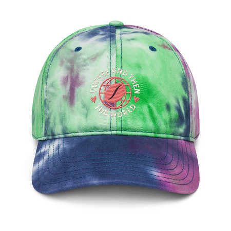 [ID: 480-G393] Coffee and Then The World - Earth Tie-Dye Hat