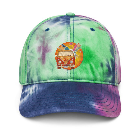 [ID: 480-G429] Crafted in Kittl Tie-Dye Hat