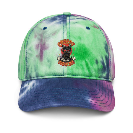 [ID: 480-G437] Creepy Crawlers Halloween Tie-Dye Hat