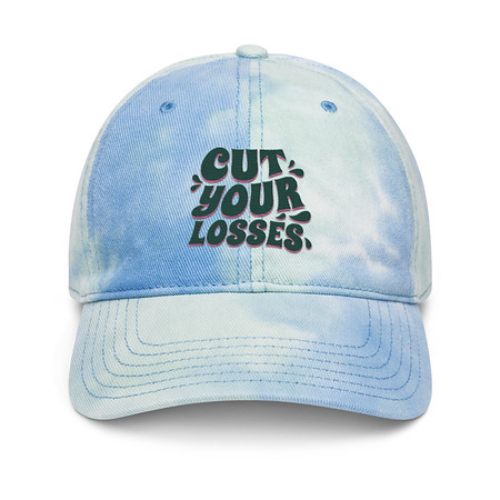 [ID: 480-G448] Cut your Losses Tie-Dye Hat