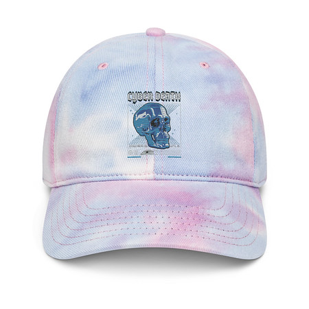 [ID: 480-G457] Cyber Death - Skull Tie-Dye Hat