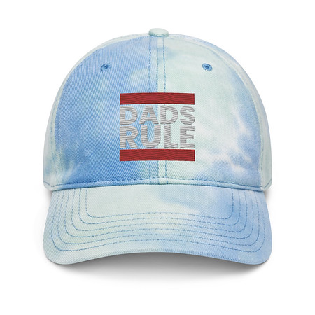 [ID: 480-G462] Dads Rule (1) Tie-Dye Hat