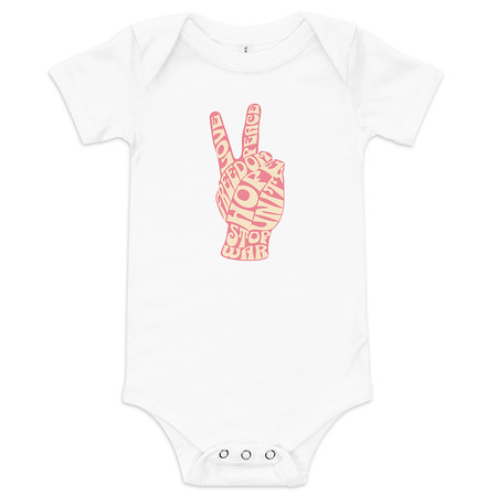 [ID: 308-G9] 60s challenge Baby Short Sleeve One Piece