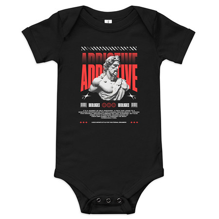 [ID: 308-G22] Addictive Baby Short Sleeve One Piece