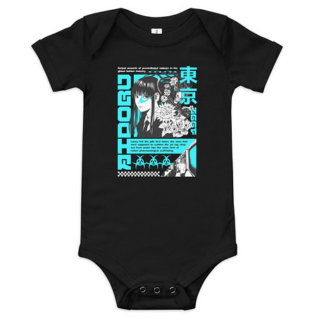 [ID: 308-G35] Aidoru - Japanese Anime Girl Baby Short Sleeve One Piece