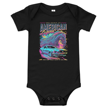 [ID: 308-G74] American Legend Baby Short Sleeve One Piece