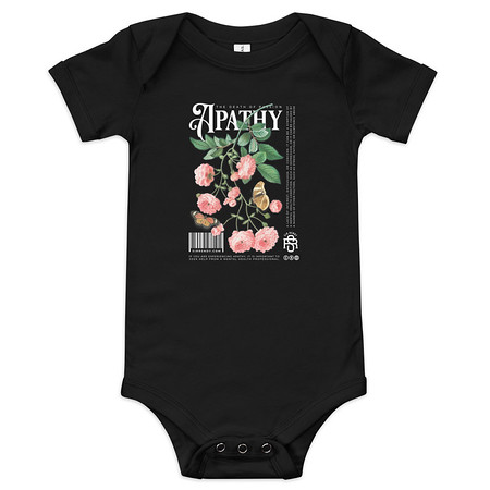 [ID: 308-G95] Apathy Baby Short Sleeve One Piece