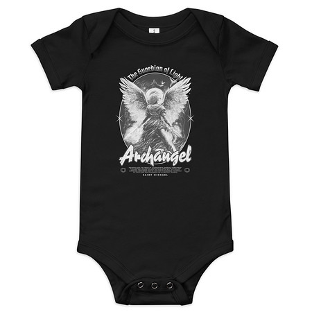 [ID: 308-G99] Archangel Baby Short Sleeve One Piece