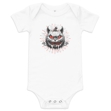 [ID: 308-G104] Ask Forgiveness Baby Short Sleeve One Piece