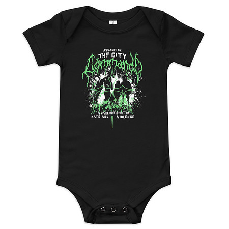 [ID: 308-G105] Assault on the City Baby Short Sleeve One Piece