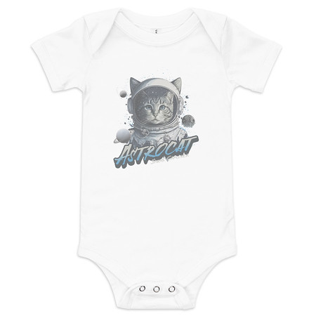 [ID: 308-G109] Astrocat Baby Short Sleeve One Piece