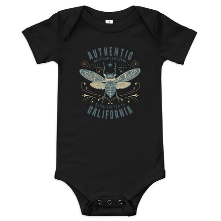 [ID: 308-G115] Authentic Outdoor Co. - Insect Baby Short Sleeve One Piece