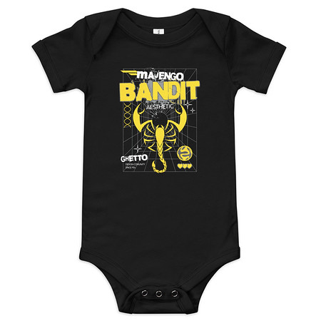 [ID: 308-G138] Bandit Aesthetic - Scorpion Baby Short Sleeve One Piece