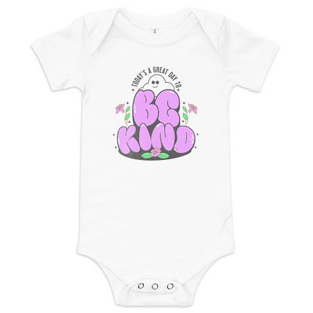[ID: 308-G156] Be Kind Baby Short Sleeve One Piece