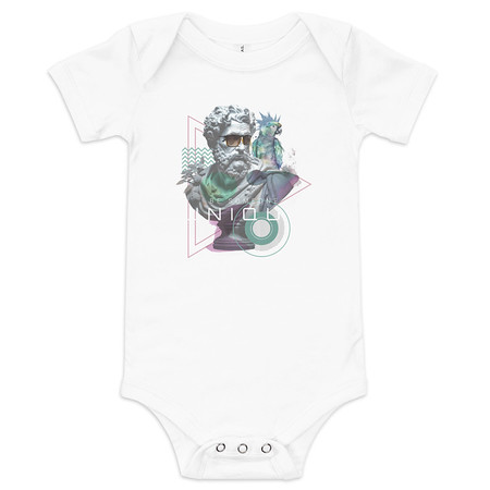 [ID: 308-G160] Be Someone Unique Baby Short Sleeve One Piece