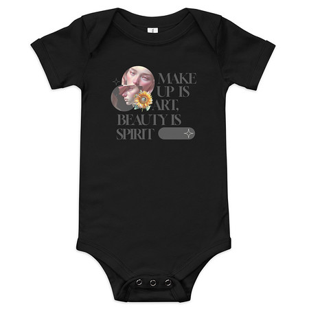 [ID: 308-G174] Beauty is Spirit Baby Short Sleeve One Piece