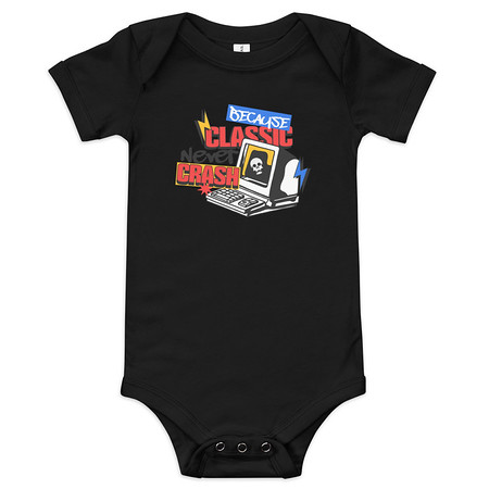 [ID: 308-G175] Because Classic Never Crash Baby Short Sleeve One Piece