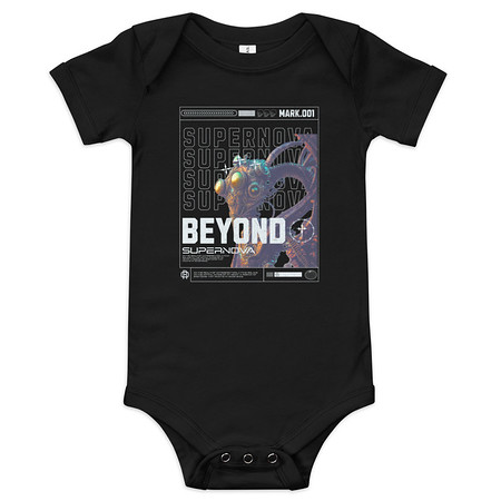 [ID: 308-G198] Beyond Supernova Baby Short Sleeve One Piece