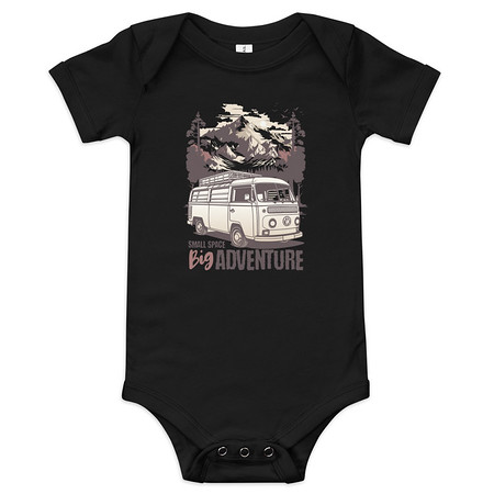 [ID: 308-G200] Big Adventure Baby Short Sleeve One Piece