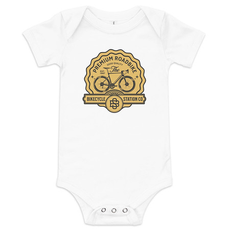[ID: 308-G207] Bikecycle Station Co. - Sports Baby Short Sleeve One Piece